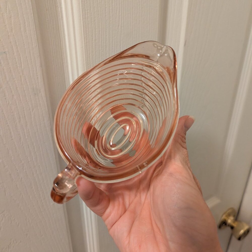 Anchor Hocking Manhattan Pink Sugar & Creamer Set - Picture 15 of 15